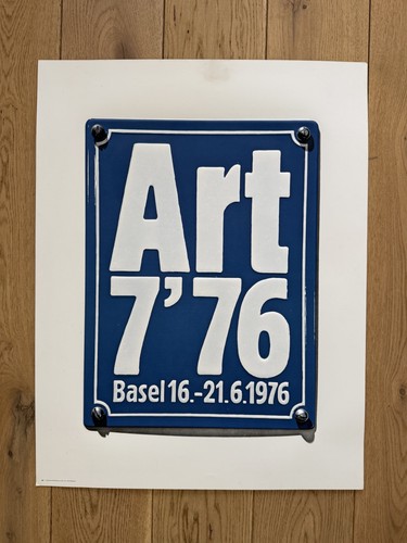 Art basel poster 1976 - basel,